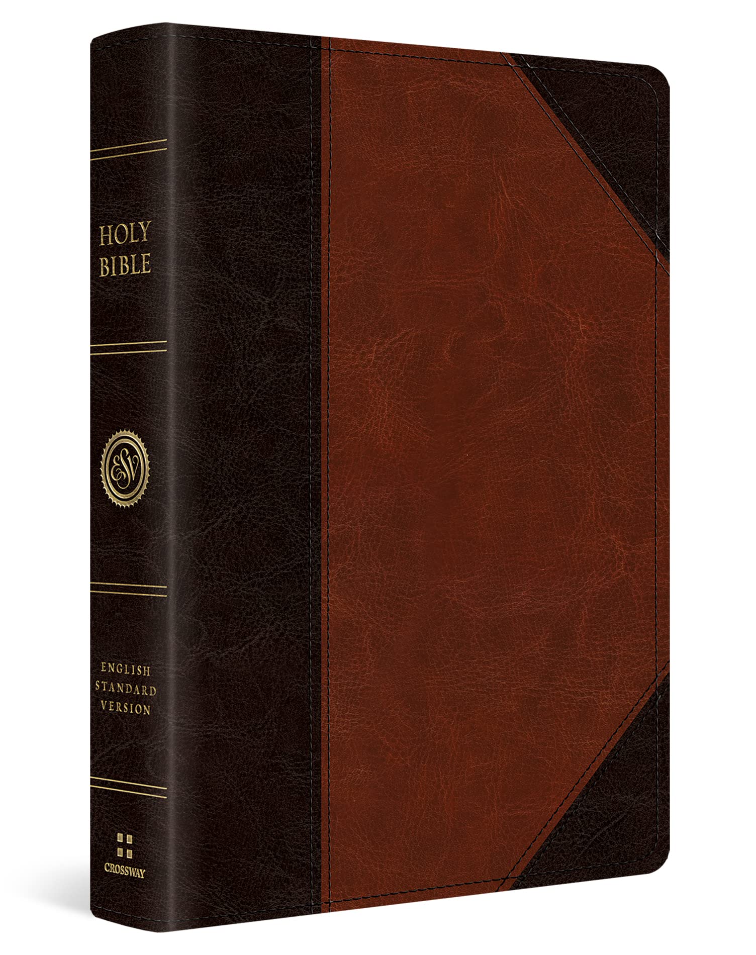 ESV Large Print Wide Margin Bible: English Standard Version, Wide Margin Bible, Trutone, Brown/ Cordovan, Portfolio Design Film, Art & Culture