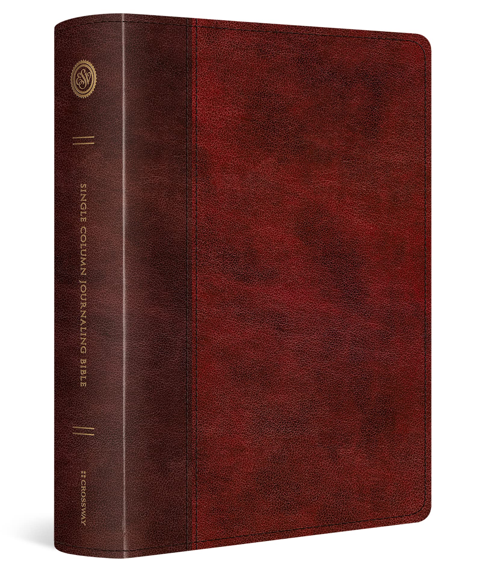 ESV Single Column Journaling Bible, Large Print (Trutone, Burgundy/Red, Timeless Design): Esv Single Column Journaling Bible, Trutone, Burgundy/red, Timeless Design Film, Art & Culture