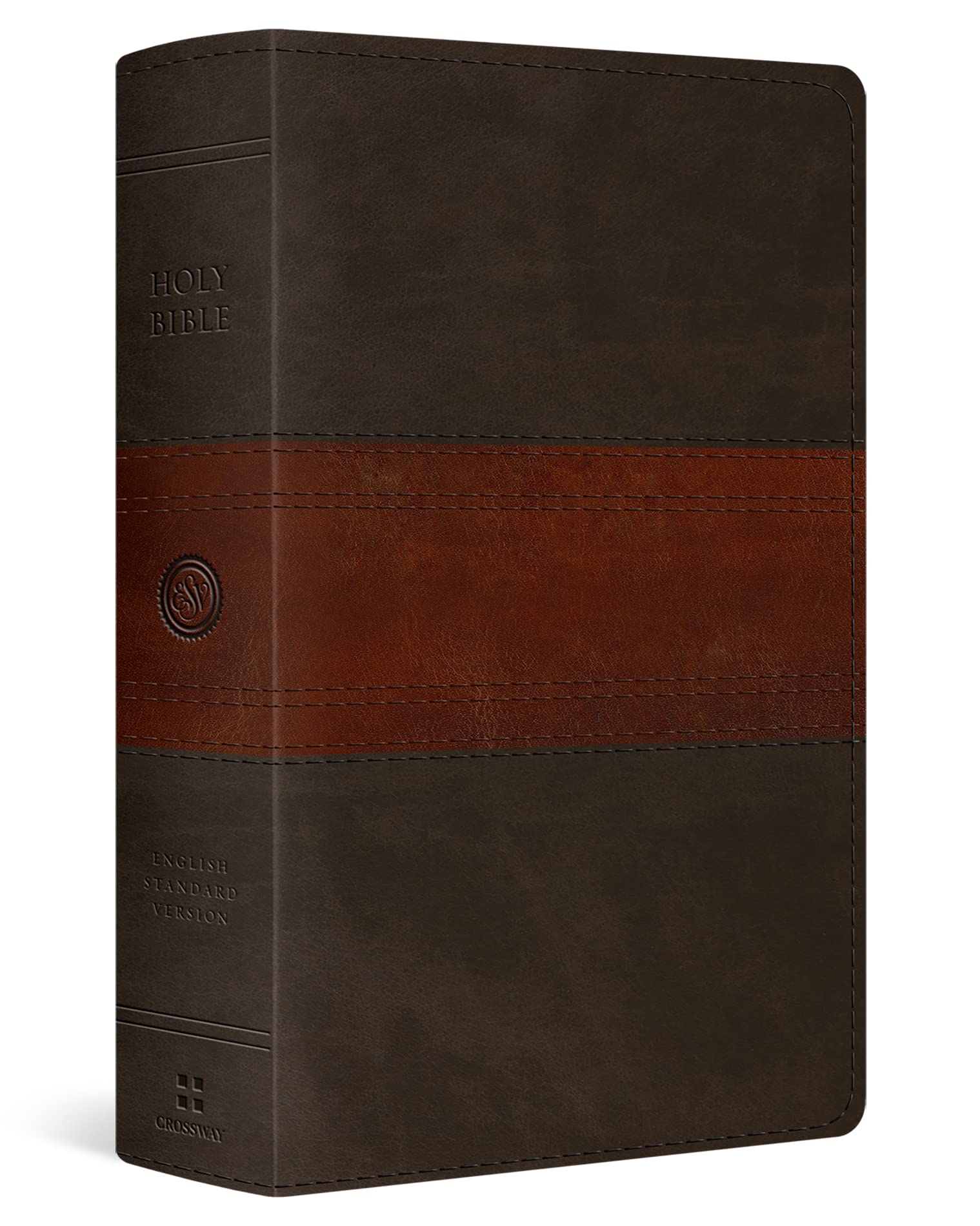 ESV Large Print Personal Size Bible (Trutone, Forest/Tan, Trail Design): Esv Personal Size Bible Trutone, Forest/tan, Trail Design Film, Art & Culture