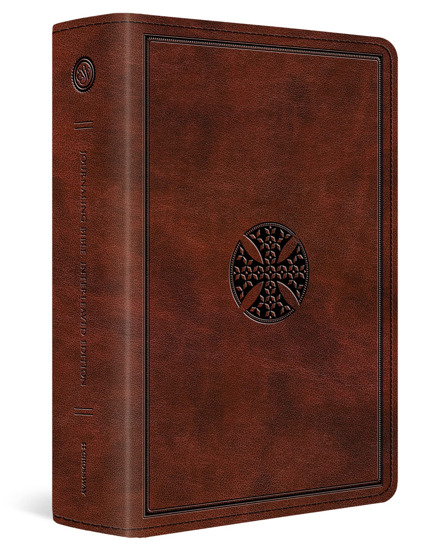 The Holy Bible: English Standard Version, Journaling Bible, Trutone, Mahogany, Mosaic Cross Design Media & Communication