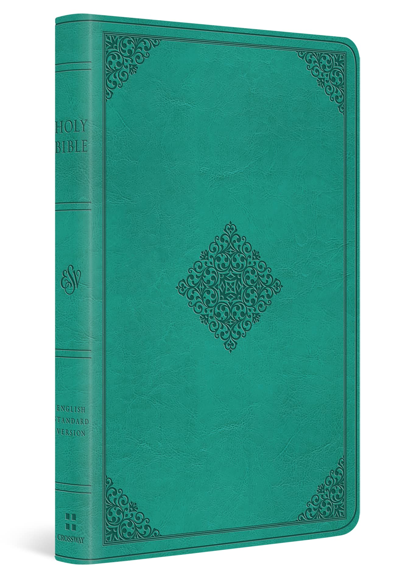 The Holy Bible: English Standard Version, Value Thinline Bible, Trutone, Teal, Ornament Design Religion & Esotericism