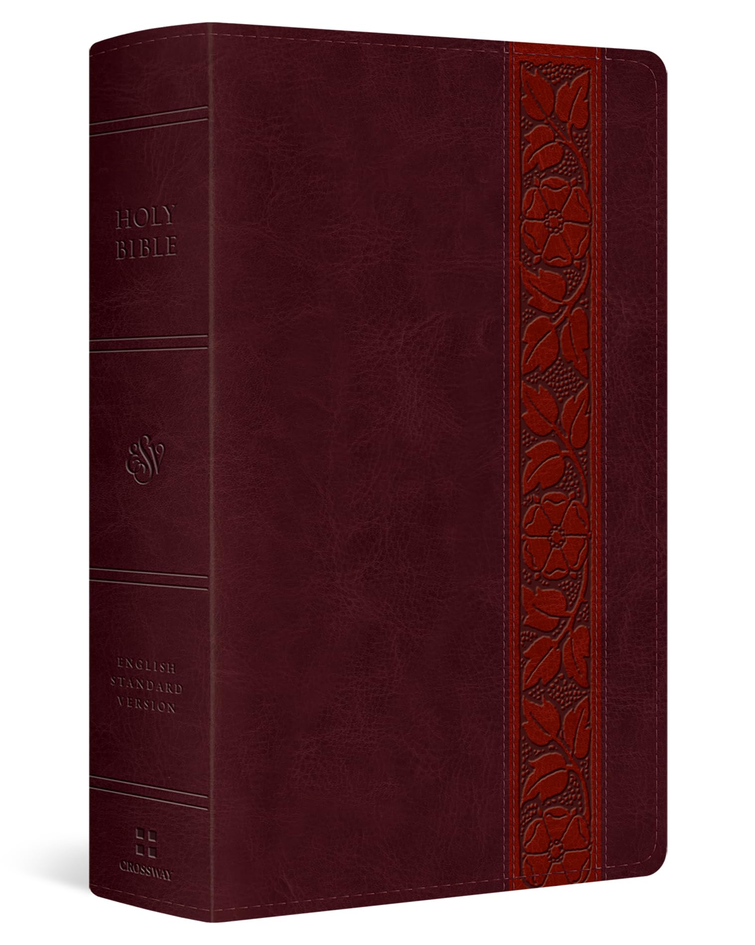 Holy Bible: Esv Large Print Personal Size Bible - Trutone, Mahogany, Trellis Design Religion & Esotericism