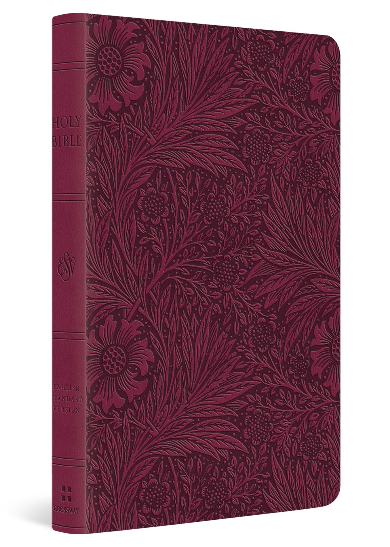 Holy Bible: English Standard Version, Raspberry, Floral Design, Trutone, Thinline Bible: Value Edition Travel Guides