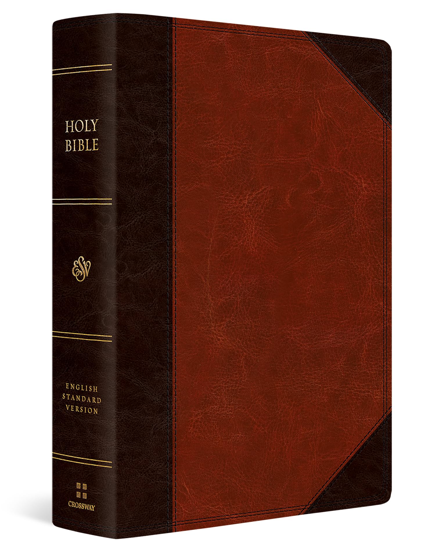 Holy Bible: English Standard Version, Brown/cordovan, Trutone, Portfolio Design, Super Giant Print Religion & Esotericism