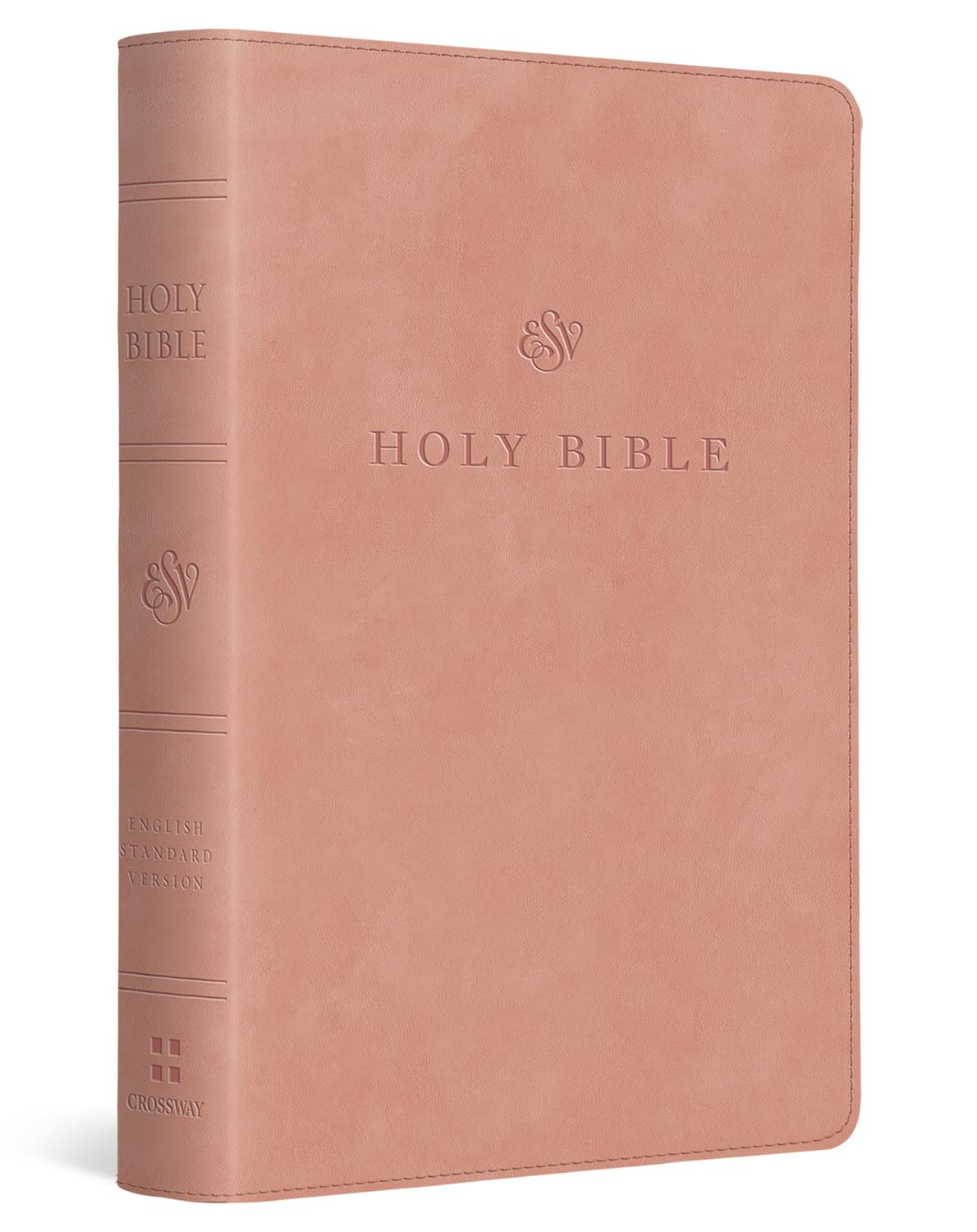 Holy Bible: English Standard Version, Trutone, Blush Rose, Large Print Compact Bible With Ribbon Marker Religion & Esotericism