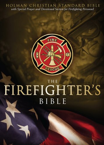 The Firefighter's Bible: Holman Christian Standard, Devotional, Burgundy Simulated Leather Religion & Esotericism