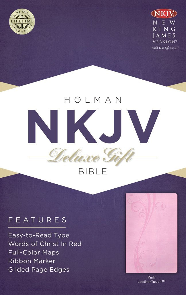 Holy Bible: New King James Version, Pink, Leathertouch Religion & Esotericism