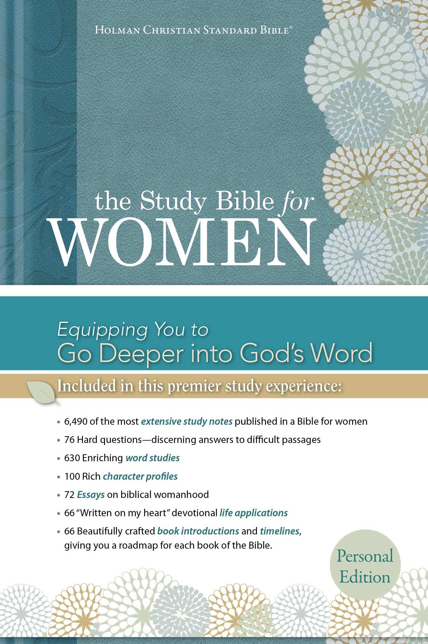 The Study Bible for Women: Holman Christian Standard Bible, Personal Size Religion & Esotericism