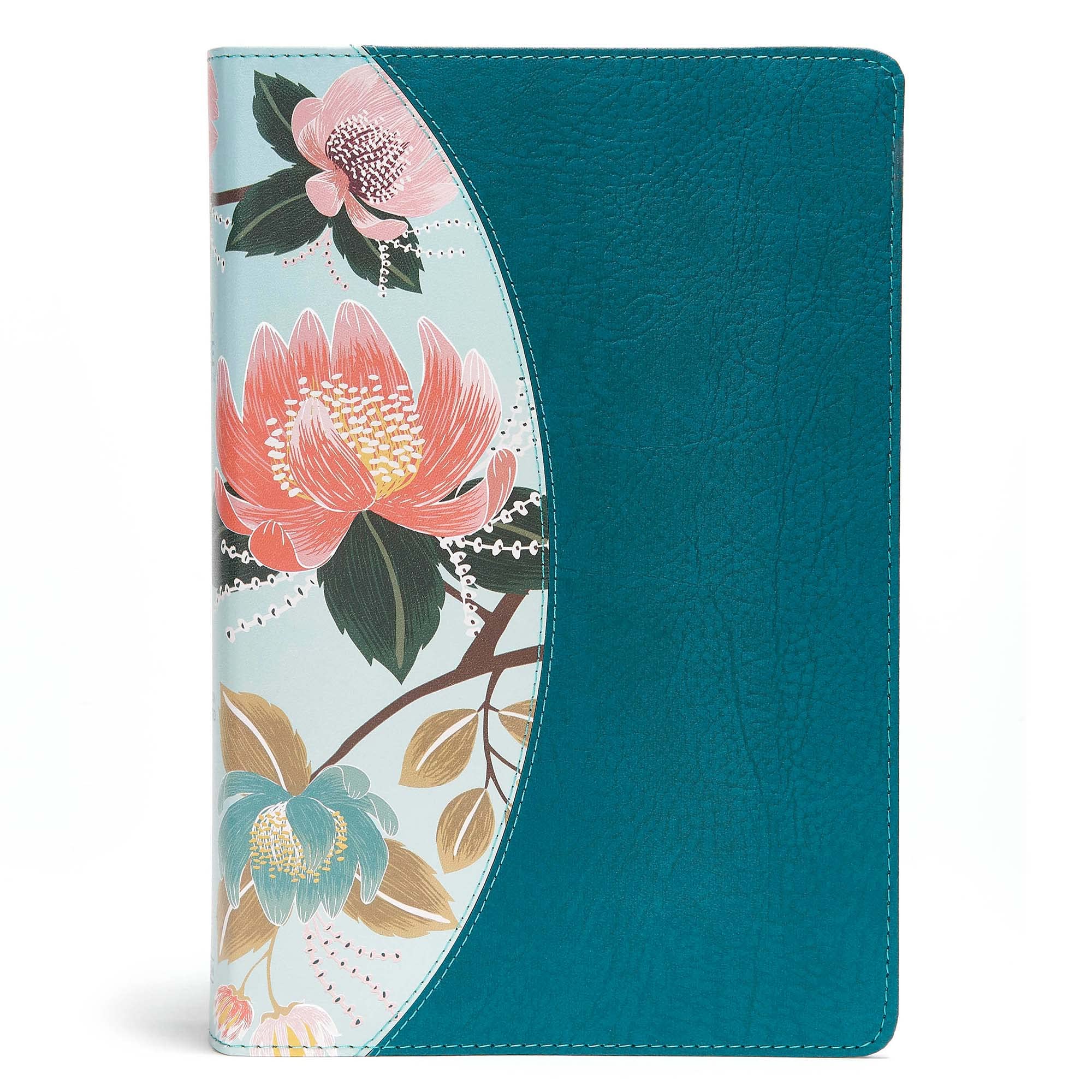 The Study Bible for Women: The Christian Standard, Teal Flowers, Leathertouch, Silver Edging, 2 Ribbon Markers Social Sciences