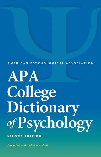 APA College Dictionary of Psychology (APA Reference Books Collection) Medicine