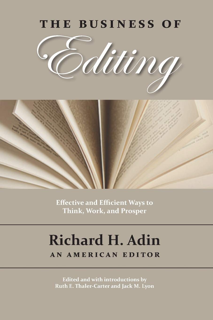 The Business of Editing Business, Finance & Career