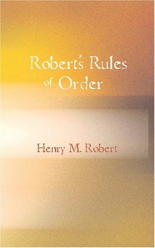 Robert's Rules of Order: Pocket Manual of Rules Of Order For Deliberative Assemblies Books