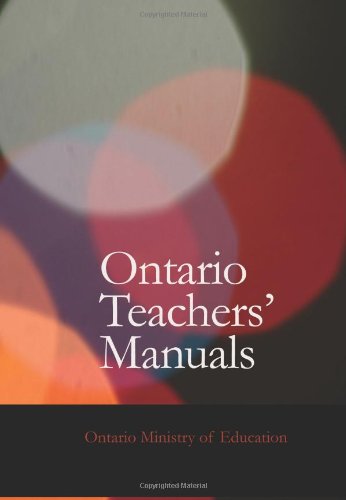 Ontario Teachers' Manuals: History Learning & Reference