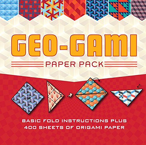 Geo-Gami Paper Pack: Basic Fold Instructions Plus More Than 400 Sheets of Origami Paper Hobbies & Crafts