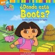 Donde Esta Boots?/Where Is Boots?: Cuento Para Levantar La Tapita (Dora the Explorer) Books