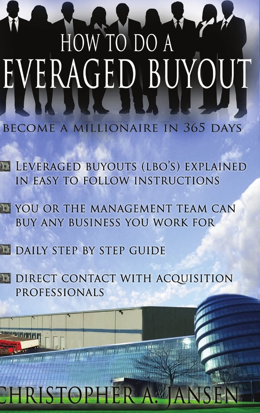 How to Do a Leveraged Buyout (Hardcover) Business, Finance & Career