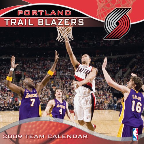 NBA Portland Trail Blazers 2009 Calendar Books