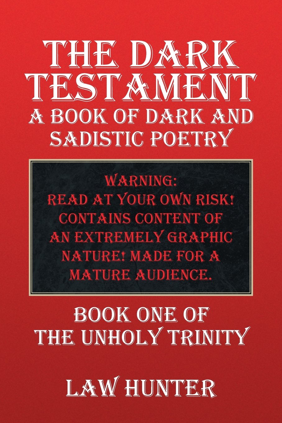 A Book of Dark and Sadistic Poetry Poetry
