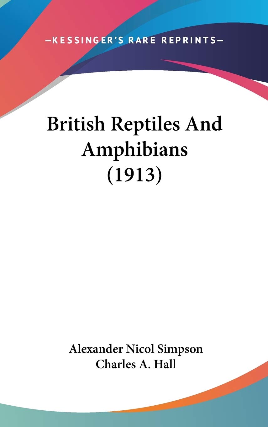 British Reptiles And Amphibians (1913) Mathematics
