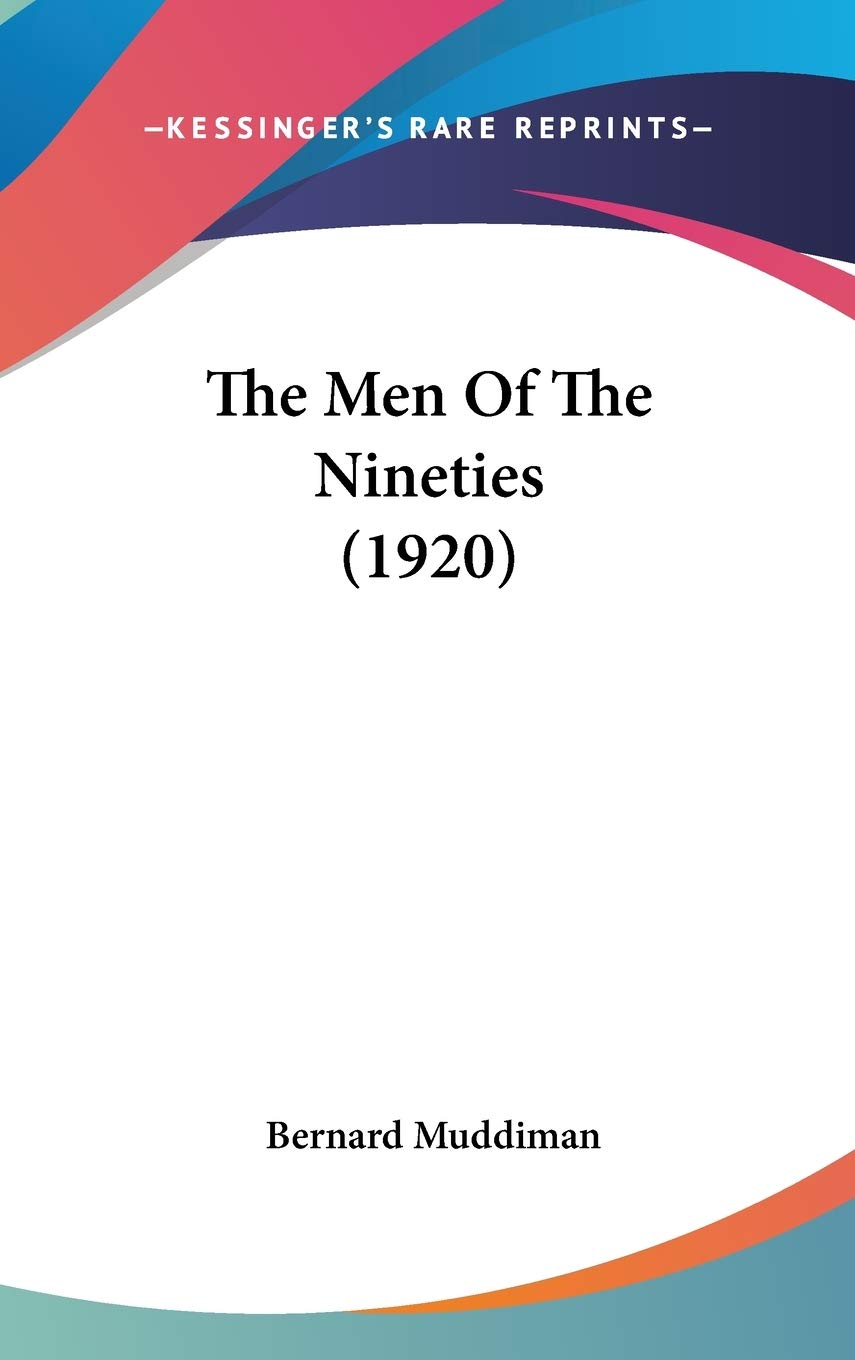 Product Image: The Men Of The Nineties (1920)