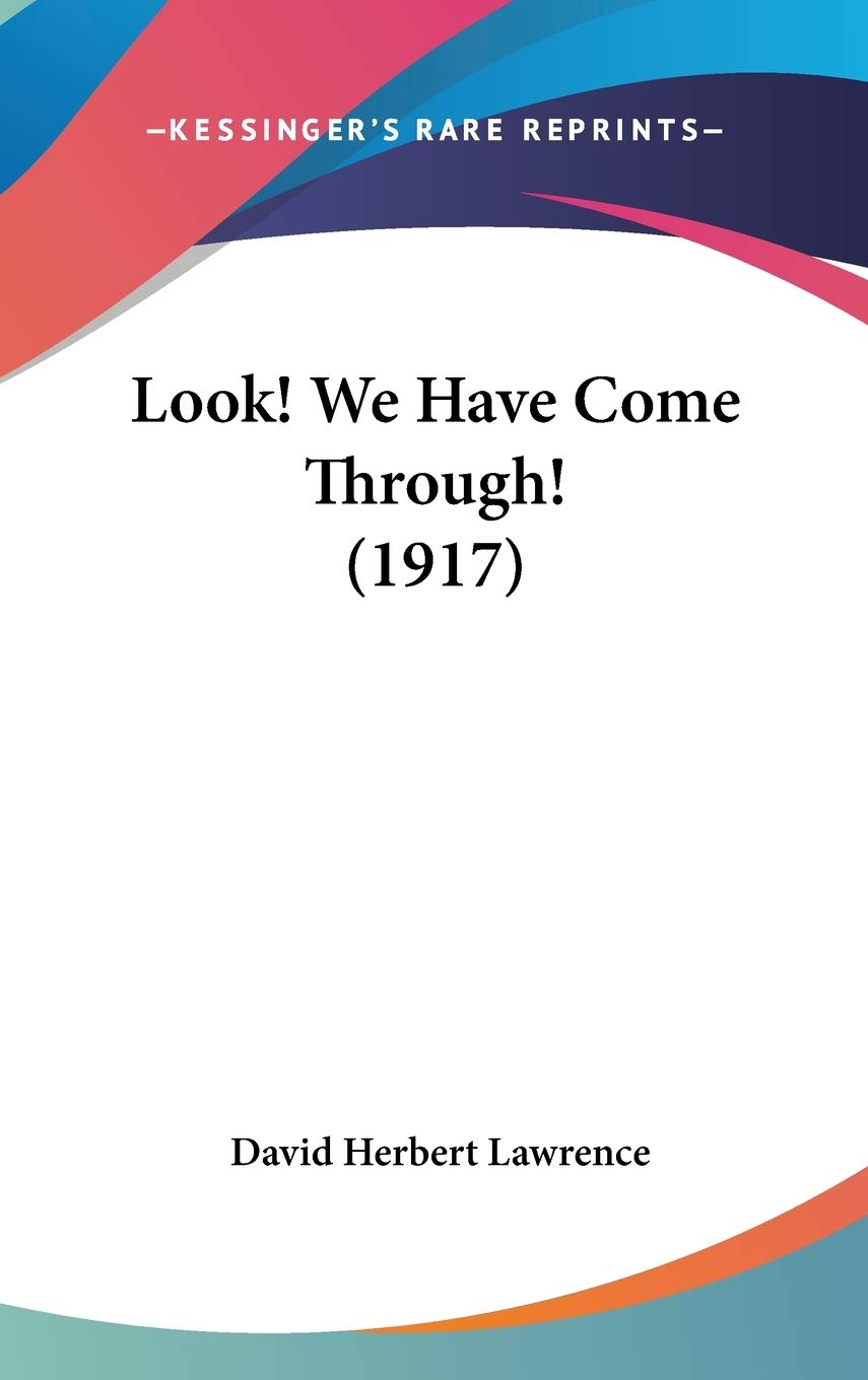 Product Image: Look! We Have Come Through! (1917)