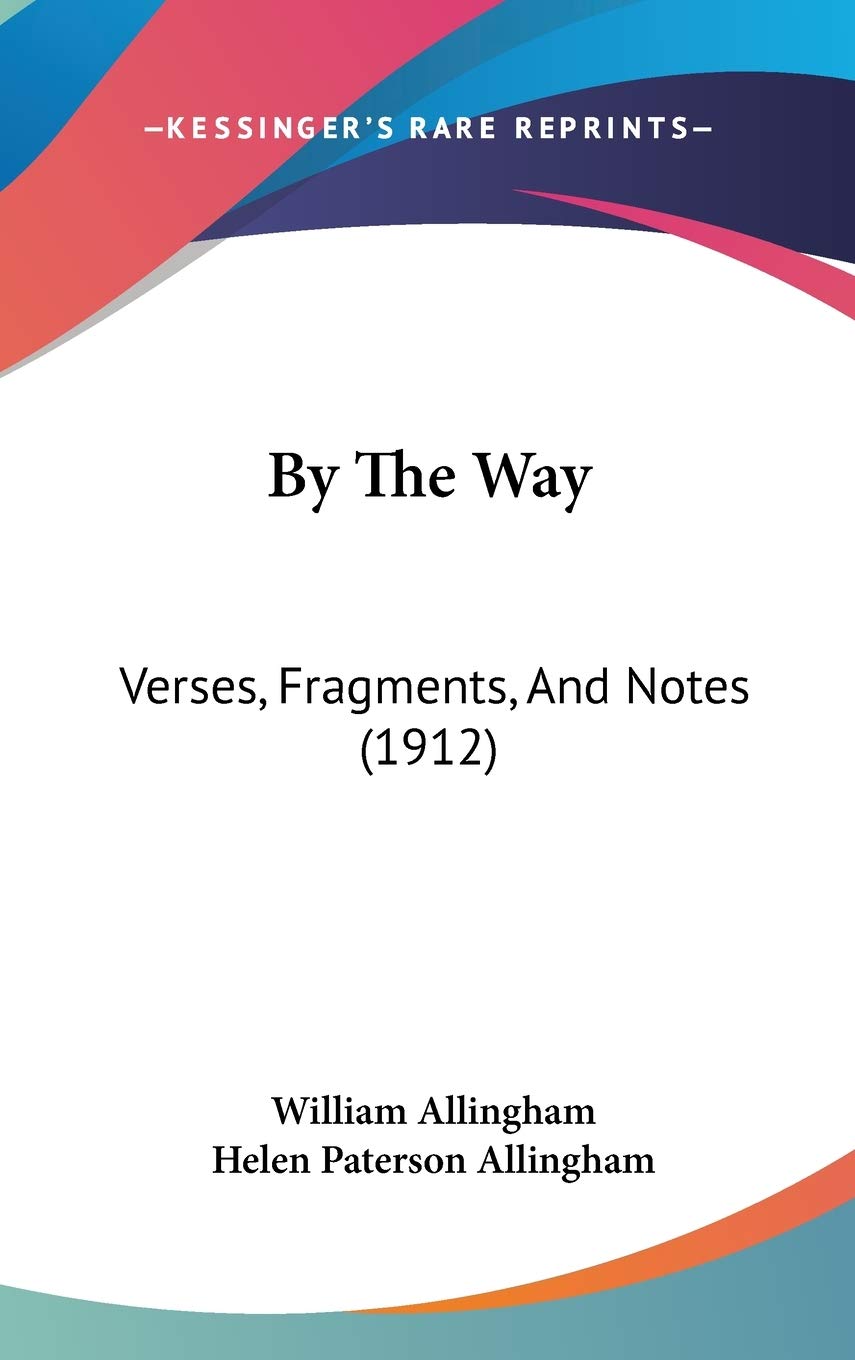 Product Image: By the Way: Verses, Fragments, and Notes