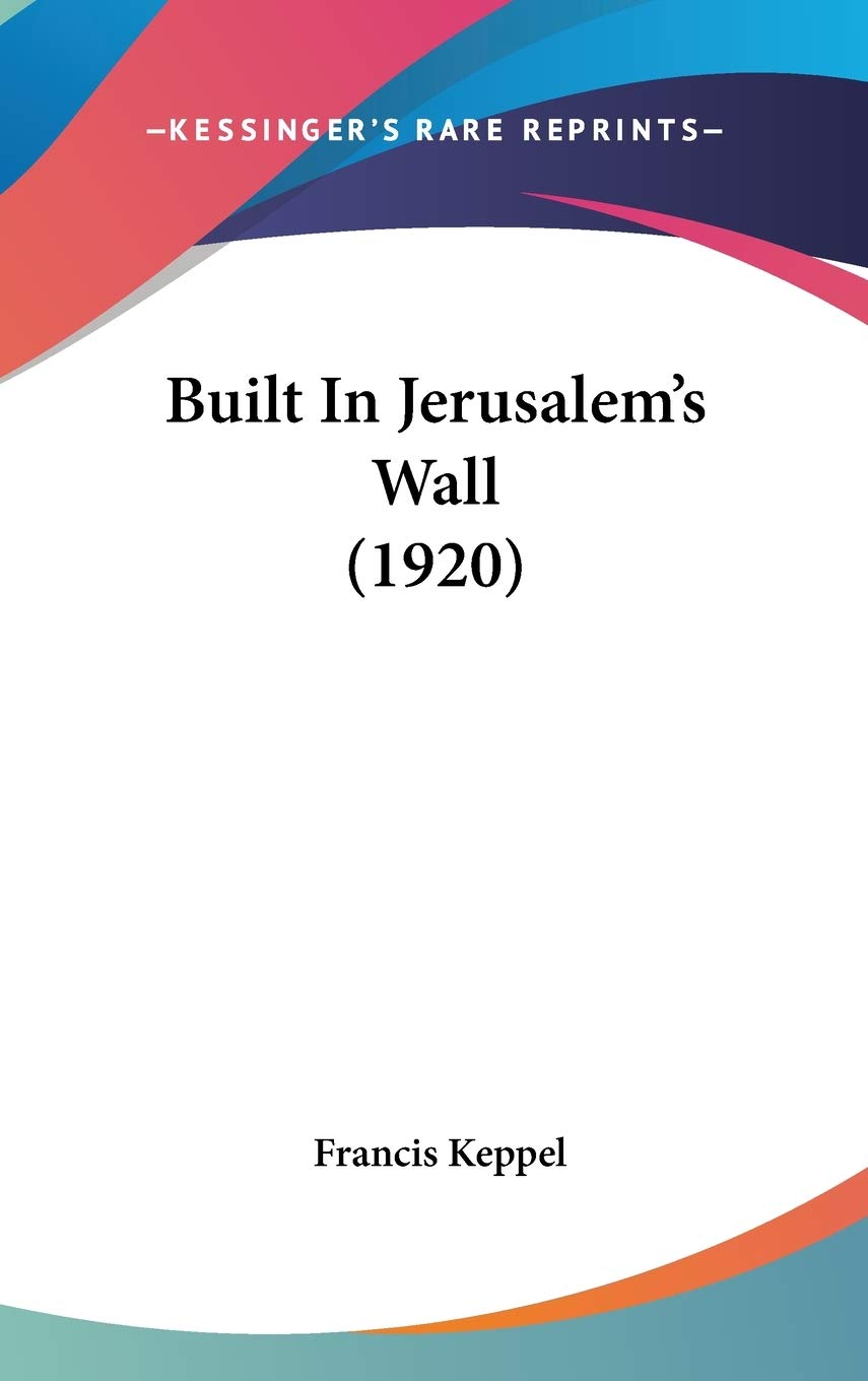 Product Image: Built In Jerusalem's Wall (1920)