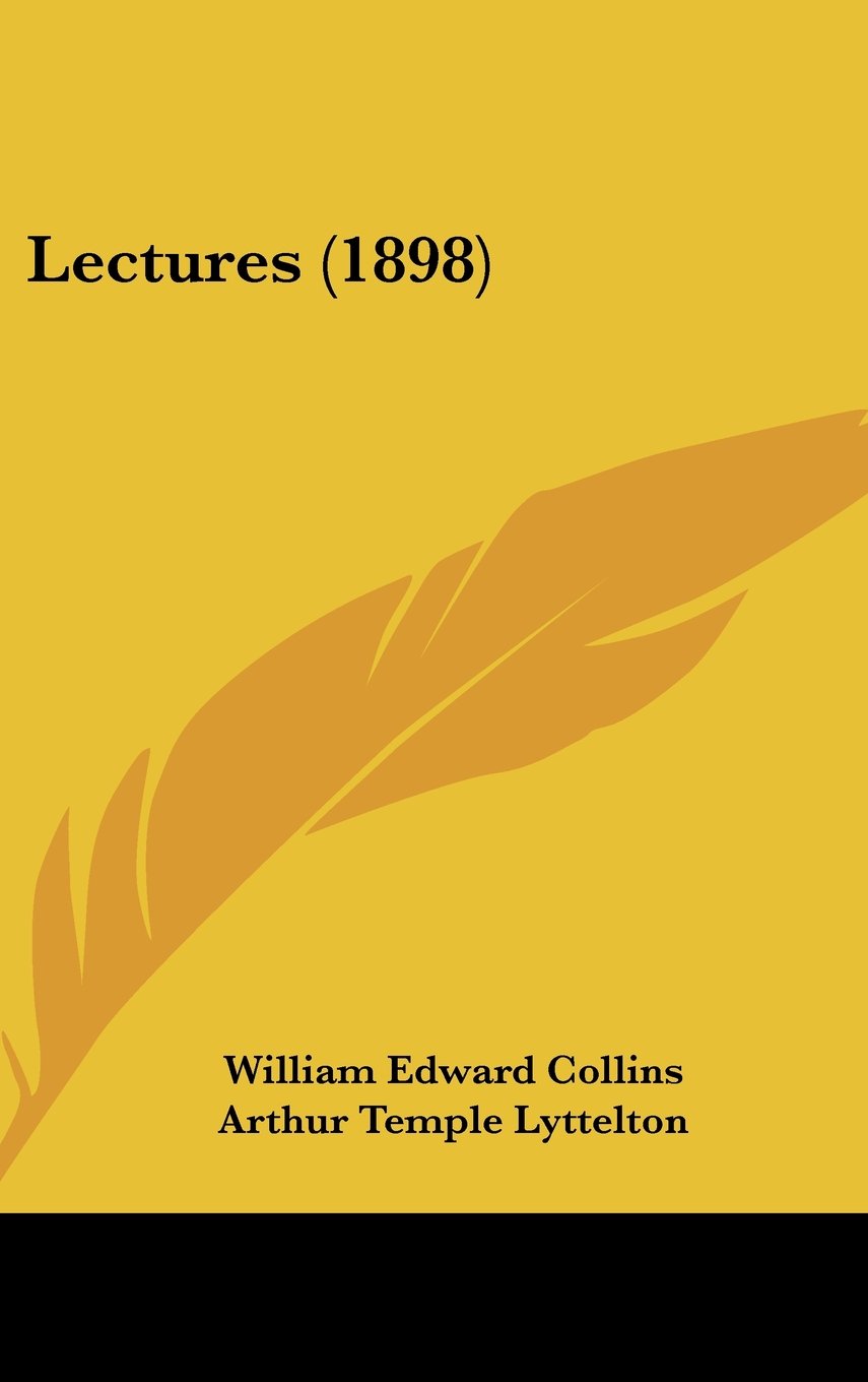 Lectures (1898) Books
