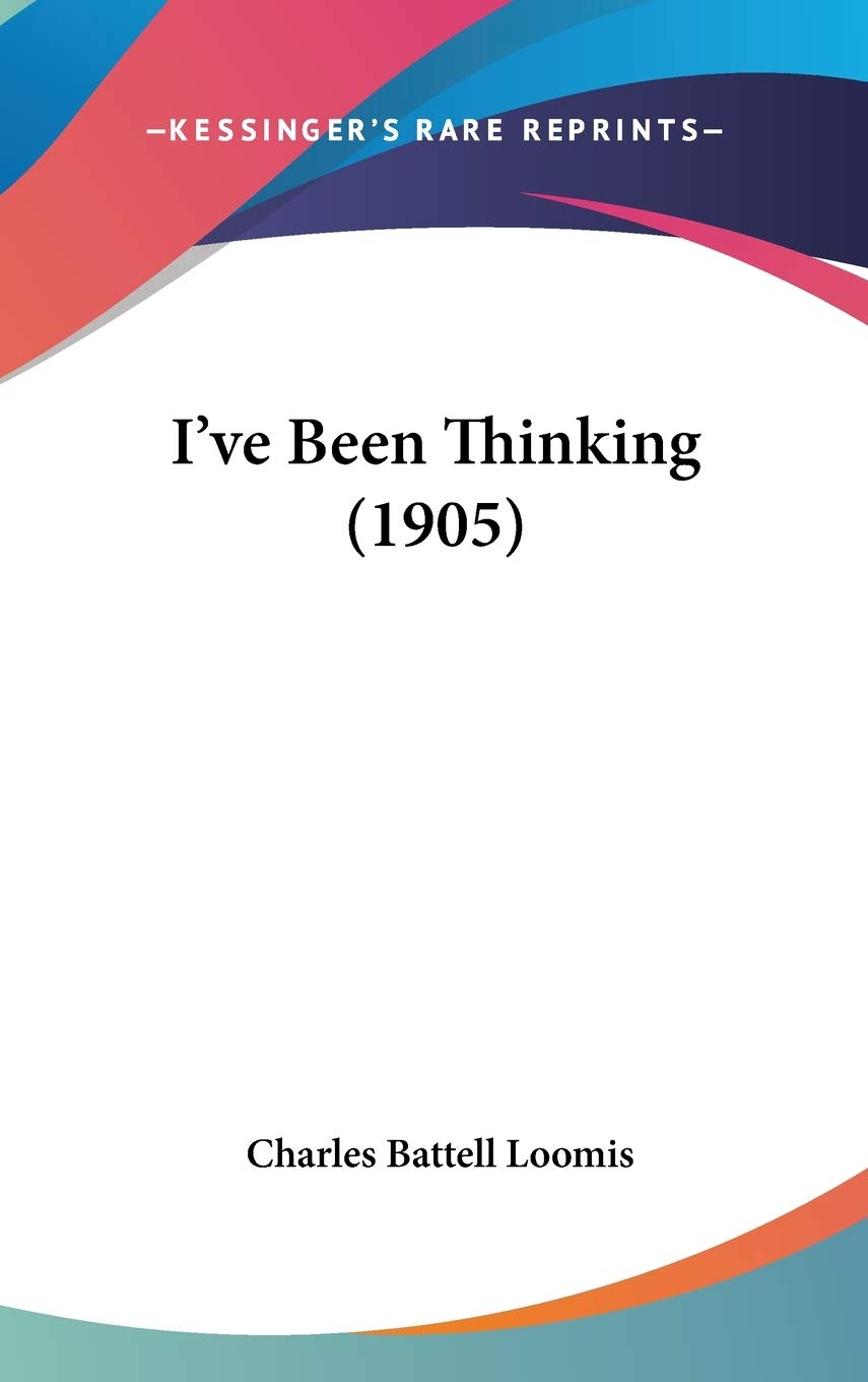 Product Image: I've Been Thinking (1905)