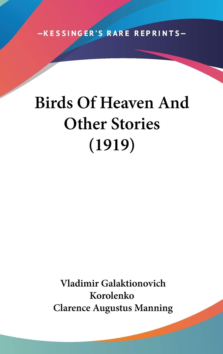 Birds Of Heaven And Other Stories (1919) Memories