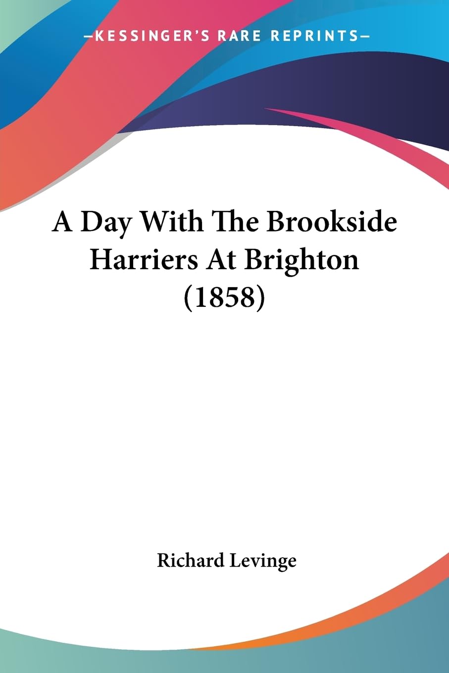 A Day With The Brookside Harriers At Brighton (1858) Philosophy