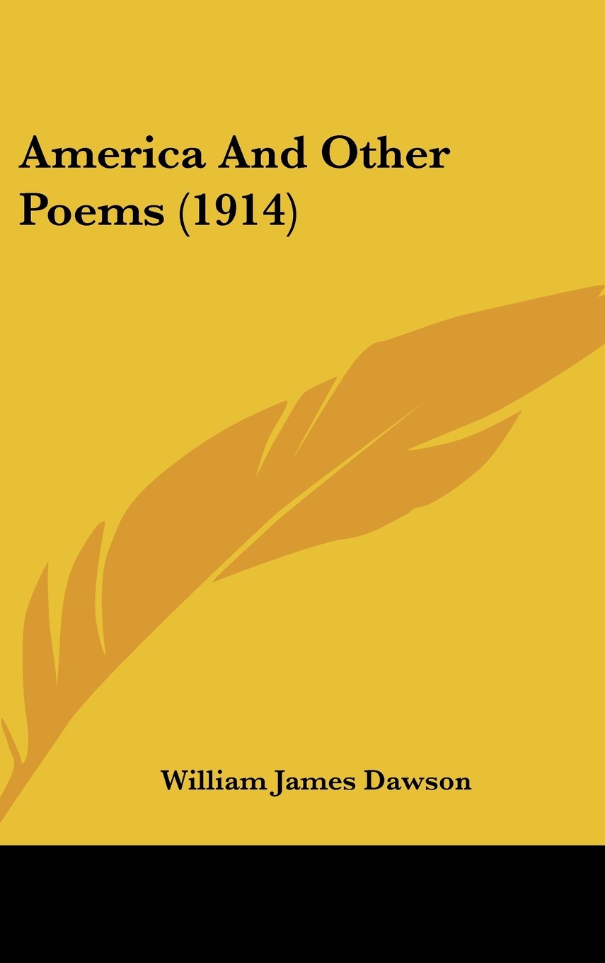 America And Other Poems (1914) Books