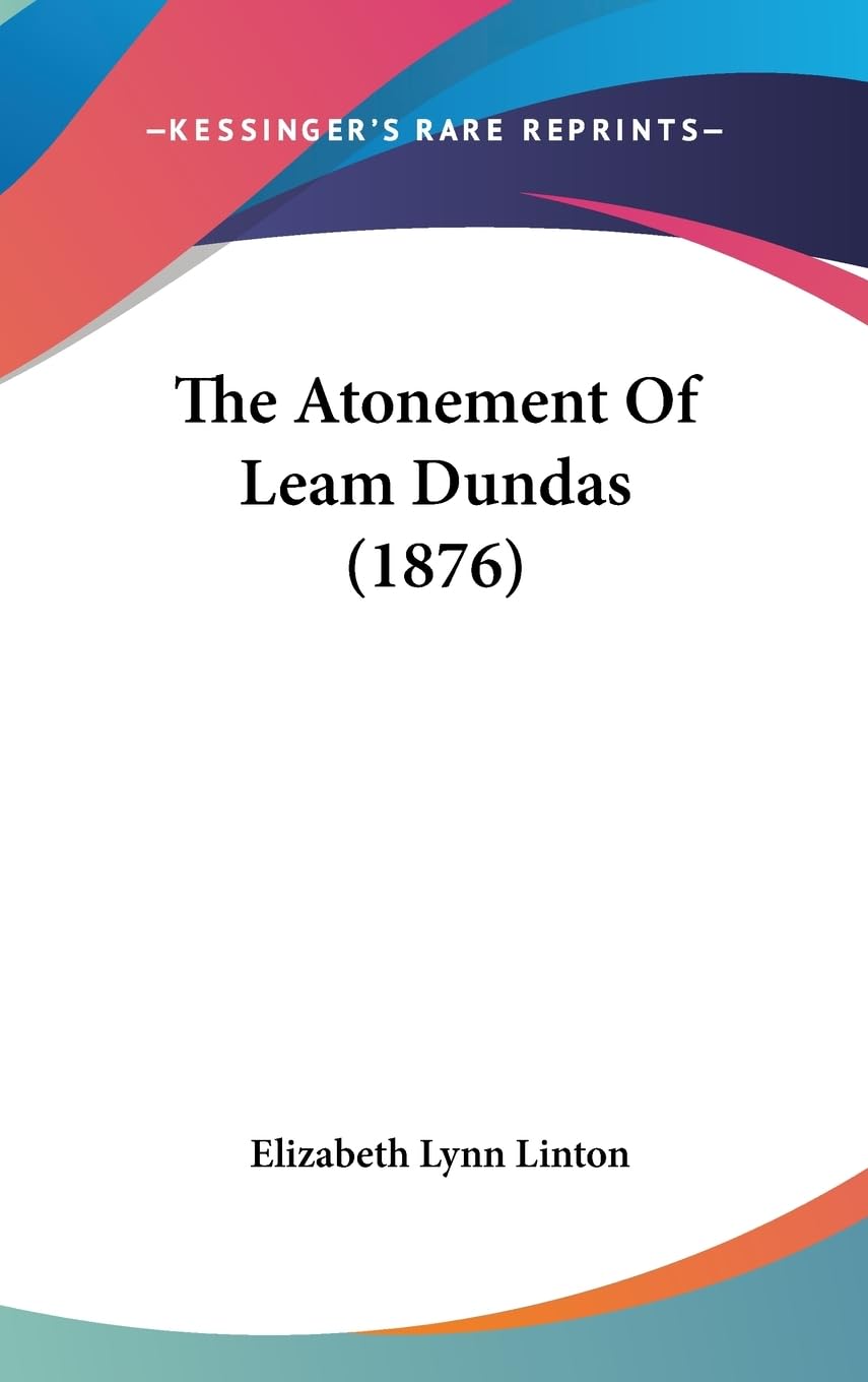 The Atonement of Leam Dundas Contemporary literature