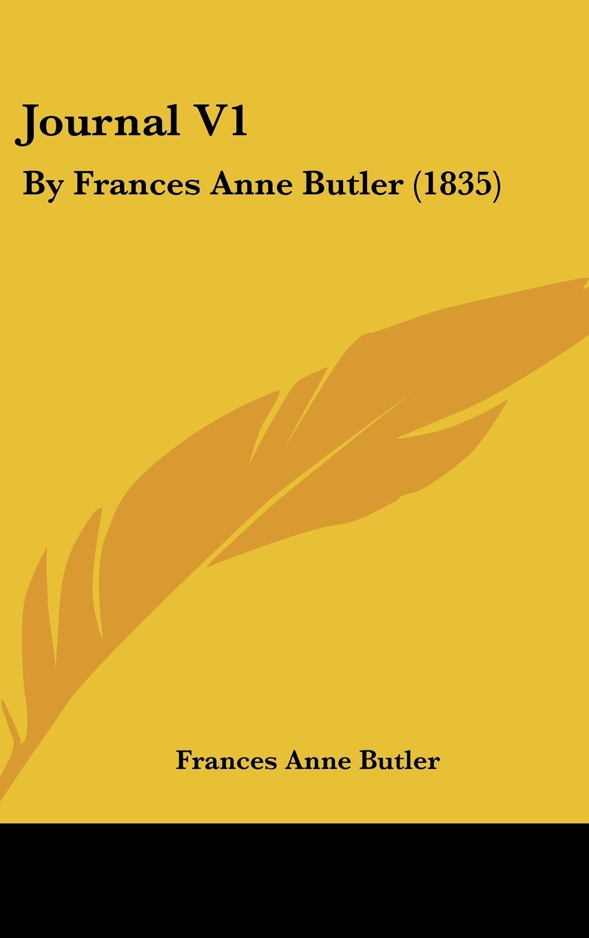 Journal: By Frances Anne Butler (1835) Law