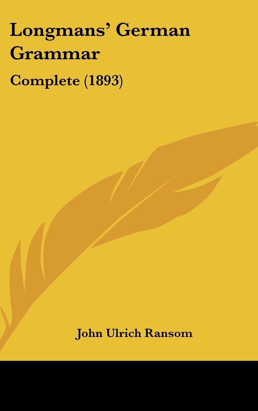 Product Image: Longmans' German Grammar: Complete