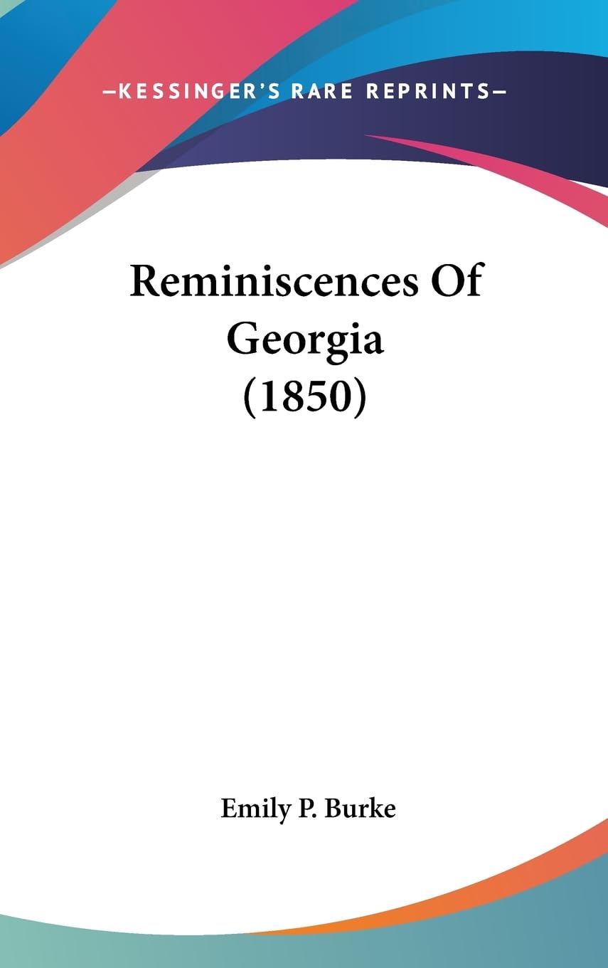 Reminiscences of Georgia Law