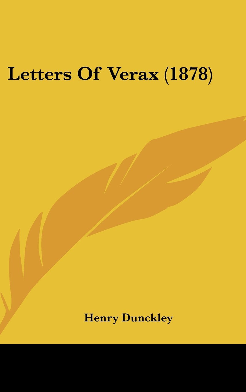 Letters of Verax Contemporary literature