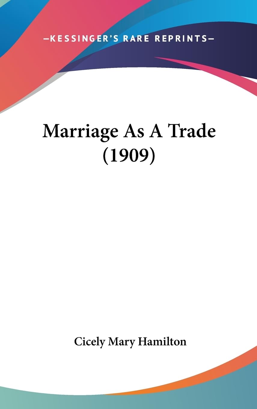 Product Image: Marriage As a Trade