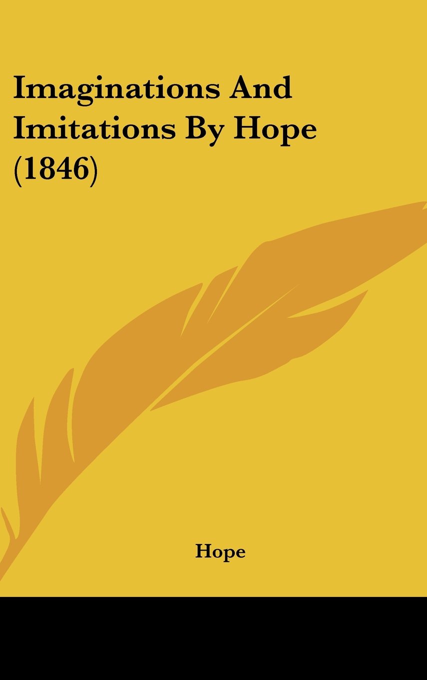 Product Image: Imaginations and Imitations by Hope