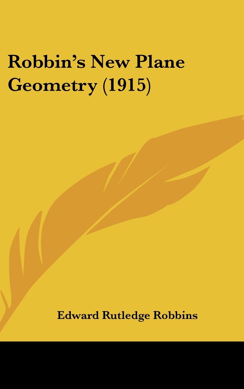 Product Image: Robbin's New Plane Geometry