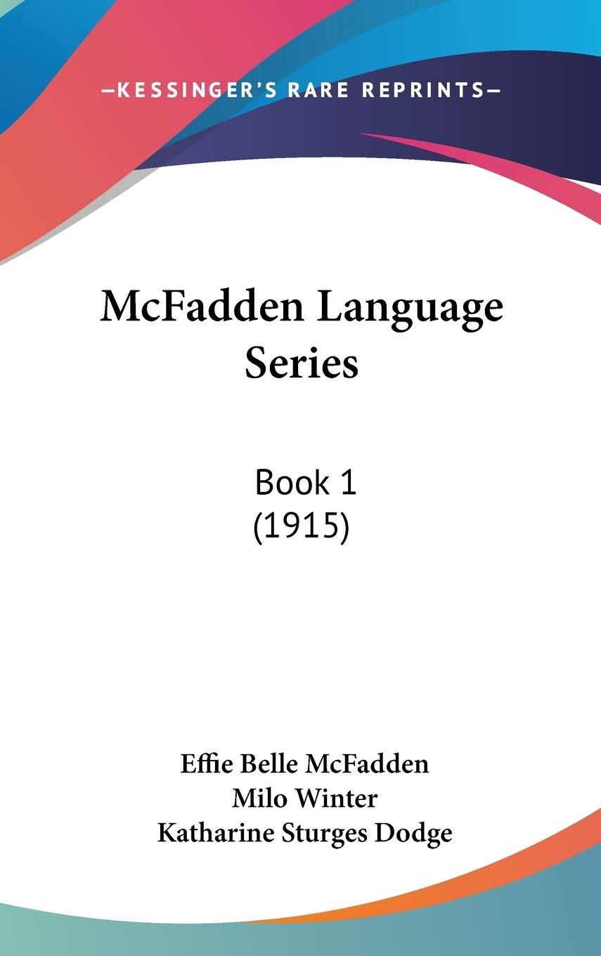 Product Image: Mcfadden Language Series: Book 1