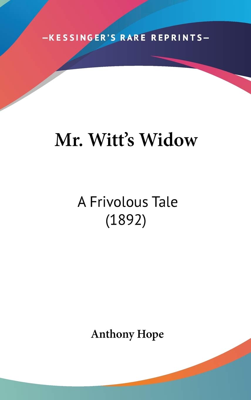 Mr. Witt's Widow: A Frivolous Tale Contemporary literature