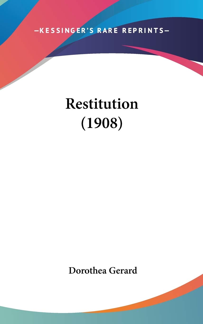 Restitution Contemporary literature
