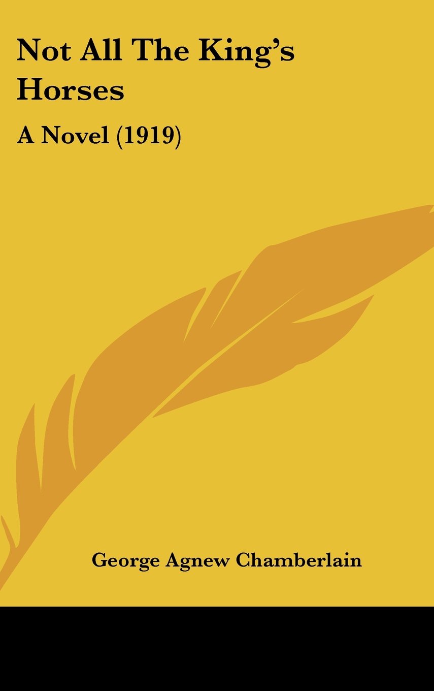 Not All the King's Horses Contemporary literature