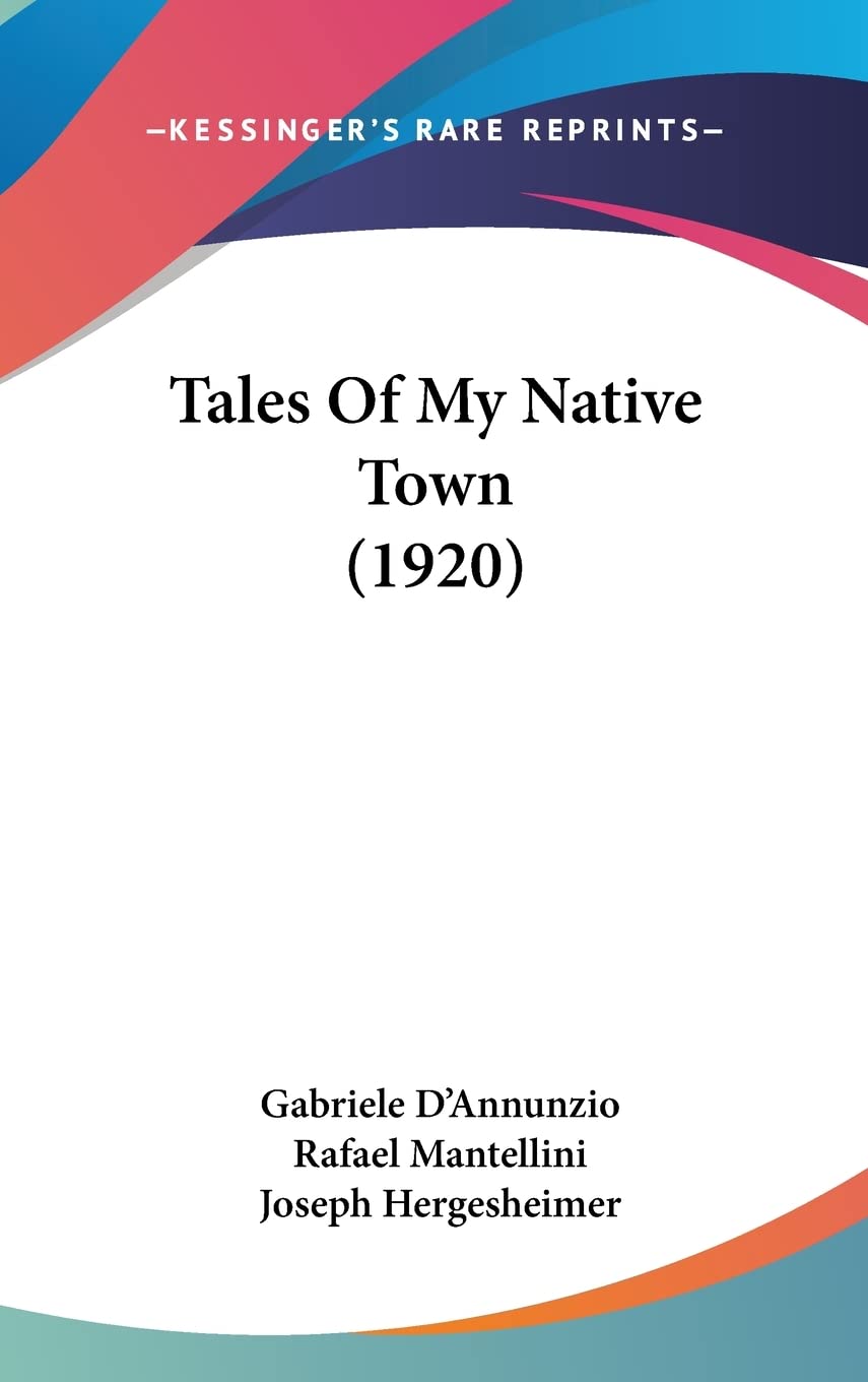 Tales of My Native Town Contemporary literature