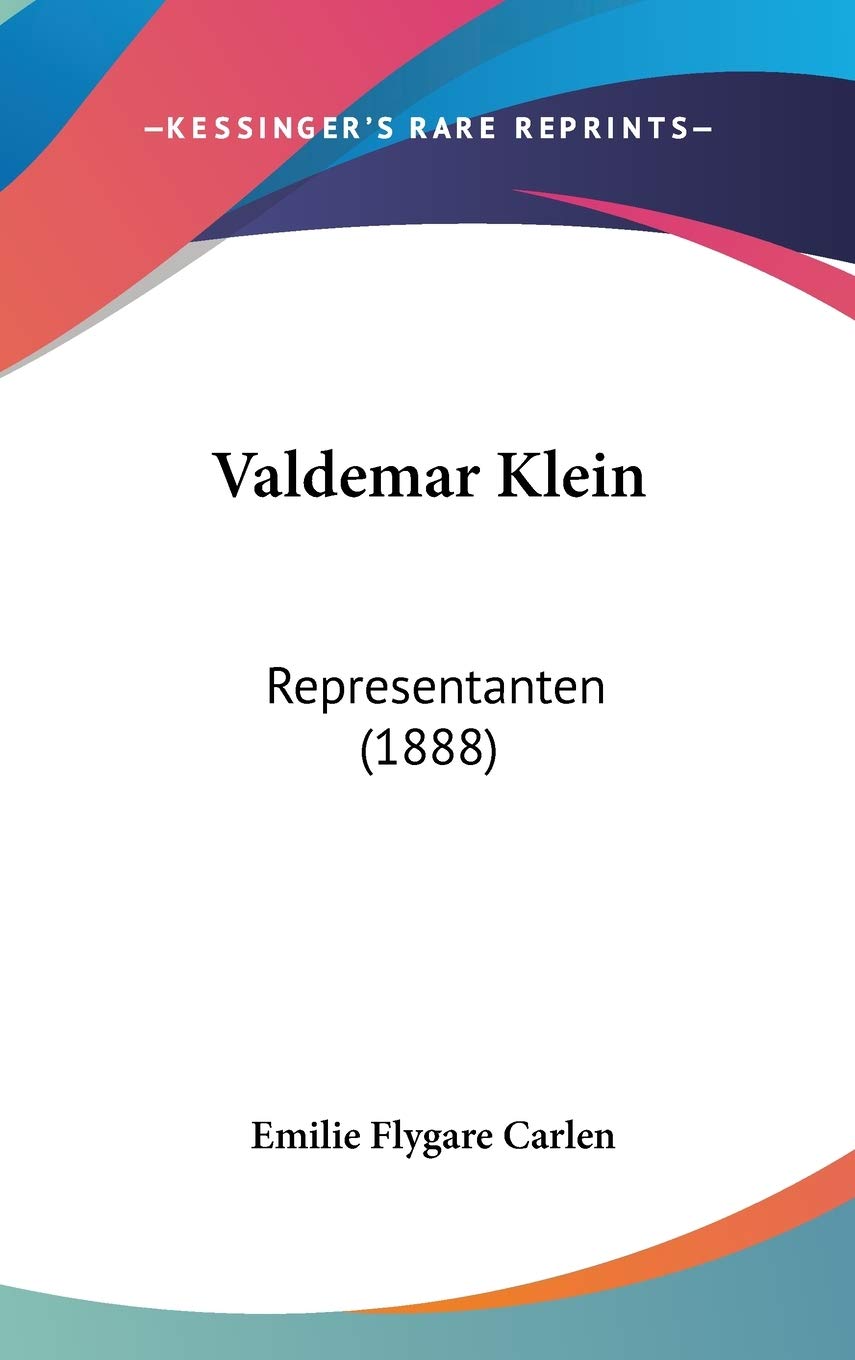 Valdemar Klein: Representanten (1888) Essays & Short Stories