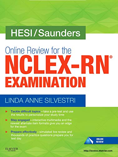 HESI/Saunders Online Review for the NCLEX-RN Examination Access Code Medicine