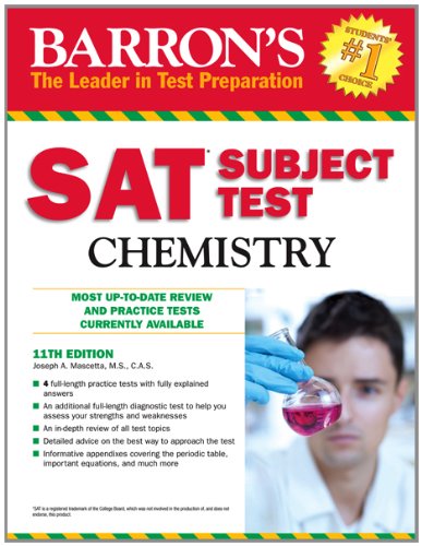 Barron's SAT Subject Test Chemistry Learning & Reference