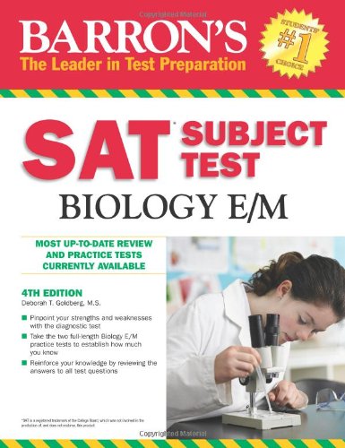 Barron's SAT Subject Test Biology E/M Reference Books
