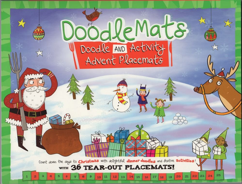 Doodle and Activity Advent Placemats: With 36 Tear-out Doodle Placemats! (Doodle Mats) Non-fiction